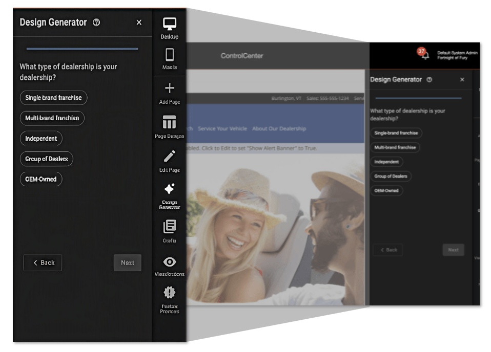 Homepage Design Generator
