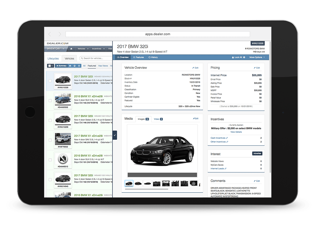 Dealer.com BMW Websites Inventory Merchandising