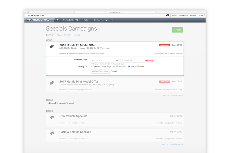 Dealership Website Optimization