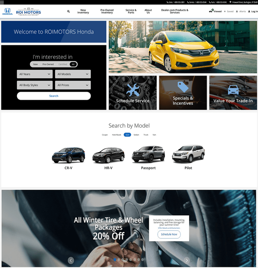 Specials Campaign Manager Step 5 - Homepage Display